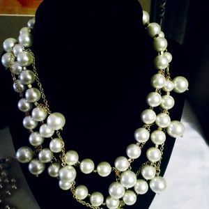 J. Crew faux pearl necklace